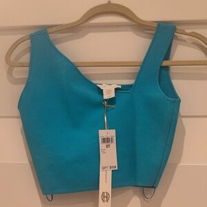 House of Harlow 1960 Blue Crop Top